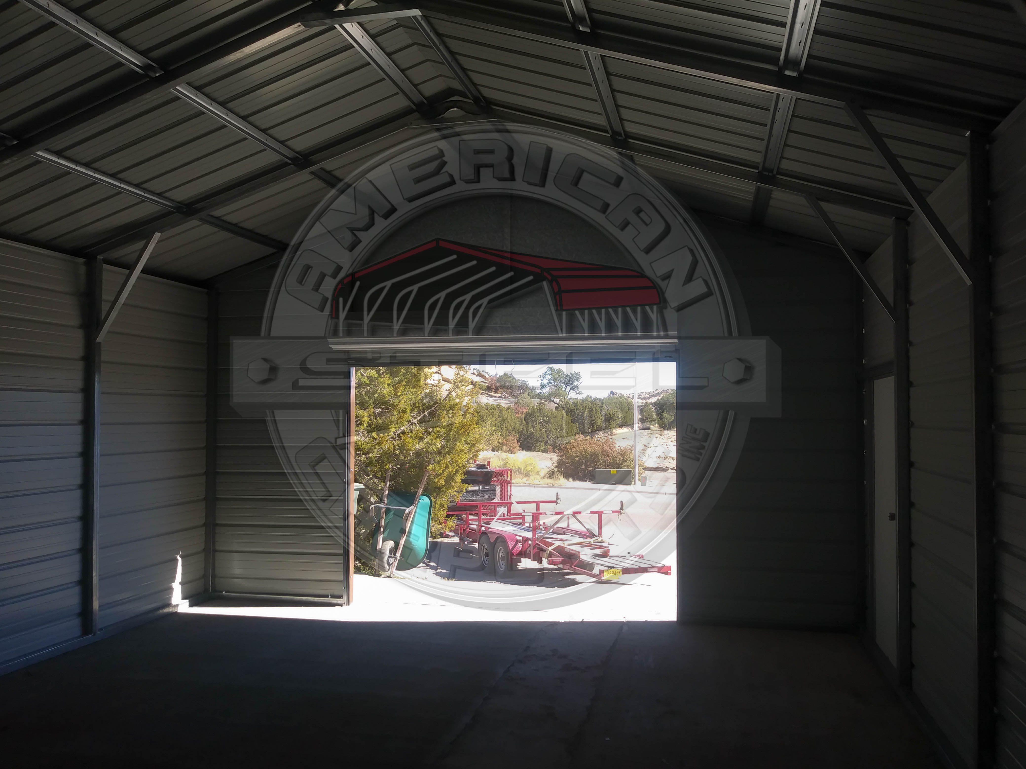 Metal Garage in New Mexico American Steel Carports, Inc.